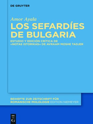 cover image of Los sefardíes de Bulgaria
